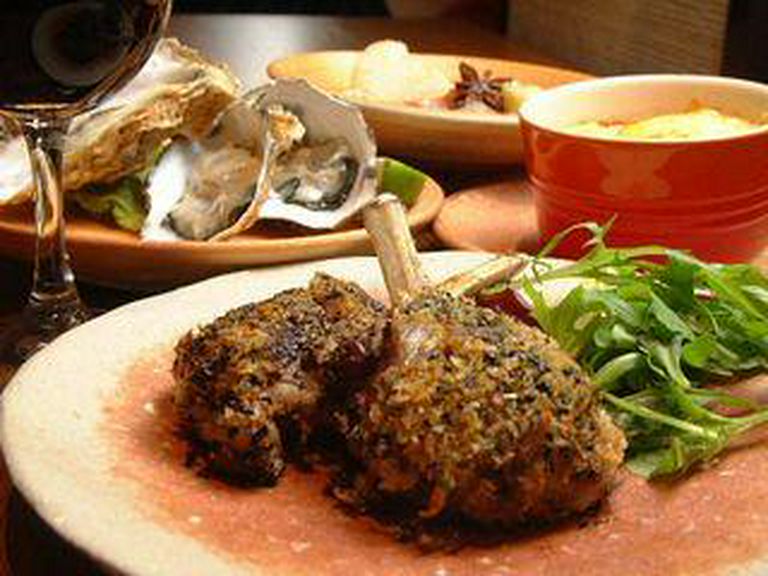 仔羊の京山椒香草パン粉焼き