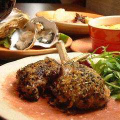 仔羊の京山椒香草パン粉焼き  