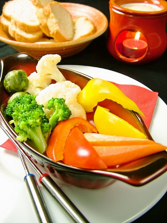 温野菜のサラダ バーニャカウダソース　