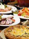 京都赤地鶏とたっぷり野菜のプッカネスタや京水菜とアンチョビのパスタ等、京料理をお楽しみいただけます。