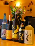 焼酎や日本酒など各種ご用意しています。