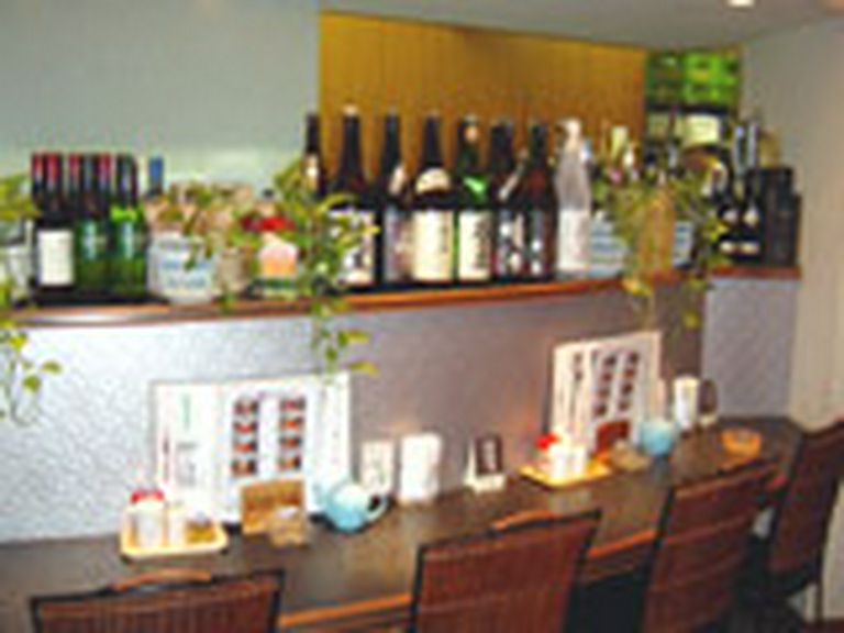 おいしい焼酎をカウンターで