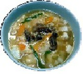南海オリジナル味付牛バラ肉と玉子、野菜入りじっくり煮込んだ南海特製スープの韓国雑炊