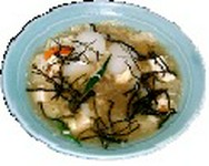 うるち米の粉で出来た餅入り韓国雑煮