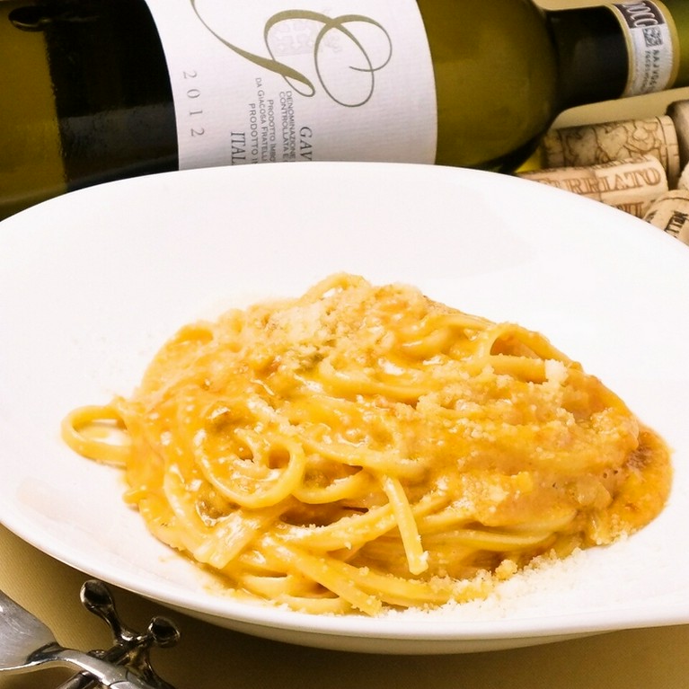 生ウニのトマトクリームソース“リングイーネ”