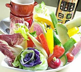 鮮度に徹底してこだわった「野菜」や「鮮魚」をご賞味あれ