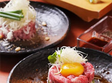 新鮮お肉のユッケをはじめ、各種単品も取り揃えております