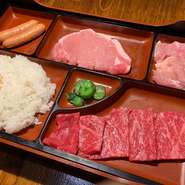 ランチで人気の国産牛鉄板焼肉膳を平日ディナー限定でご提供致します。