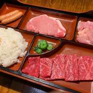 ランチで人気の牛肉焼御膳を平日ディナー限定でご提供致します。