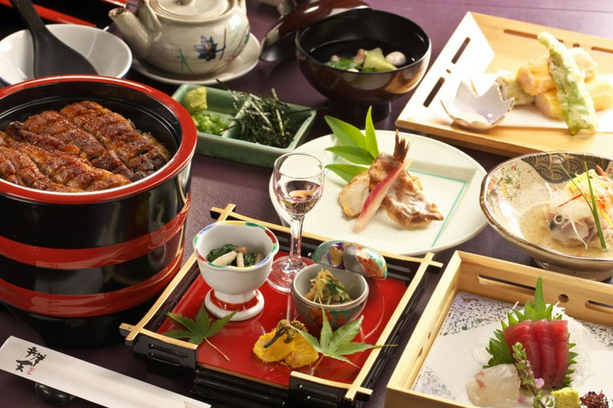 人気のひつまぶし会席(イメージ)