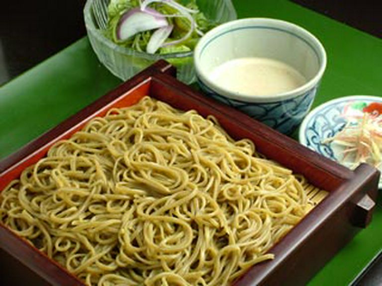 ルチン豊富ダッタン胡麻だれそば