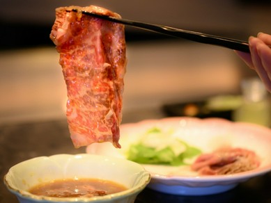 和牛の焼しゃぶ