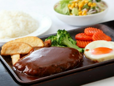 手ごねハンバーグステーキ