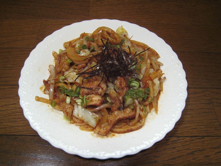 新メニュー　ホルモンうどん