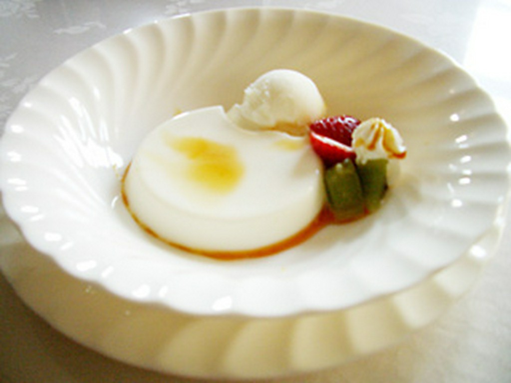 人気のごまのブランマンジェ