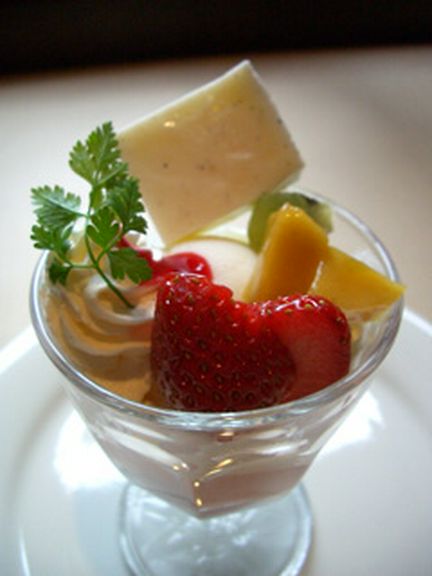 選べるデザートの季節のパフェ