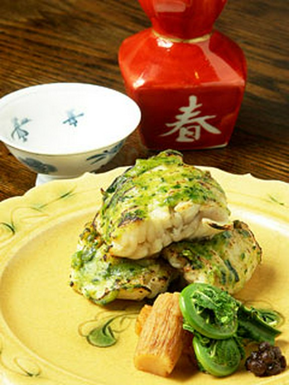 あいなめの田楽焼き