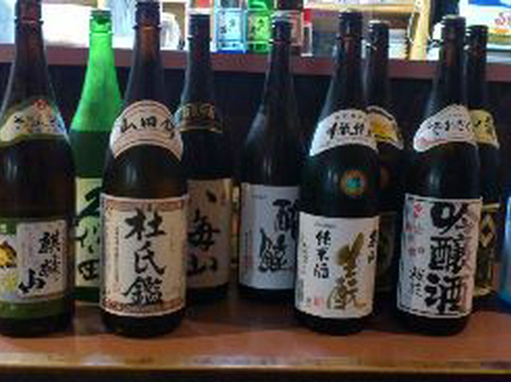 銘酒も多数取り揃えています。