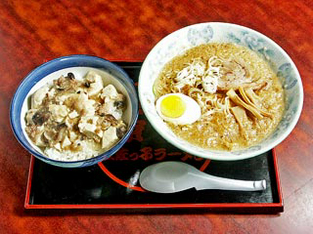 日替りミニ丼と土佐っ子ラーメン