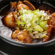 黄金屋特製ホルモン石焼麻婆豆腐