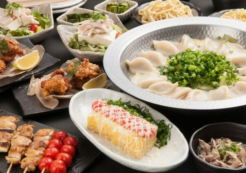新登場の炊き餃子の宴会コース