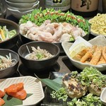 お味が選べる特製のもつ鍋&黄金屋自慢の逸品を満喫できます。30種類以上の飲み放題付のおすすめコース！