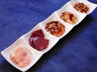 素材の目利きと味へのこだわりを感じていただける「ホルモン」