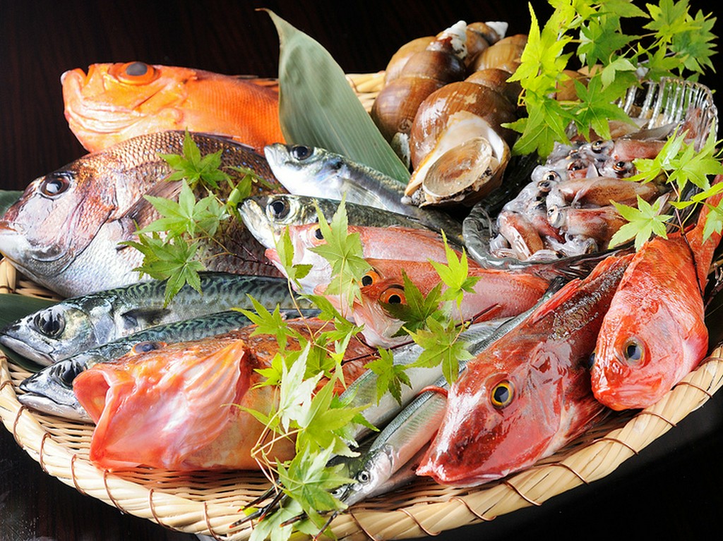 富山湾から直送の鮮魚と地元の新鮮野菜