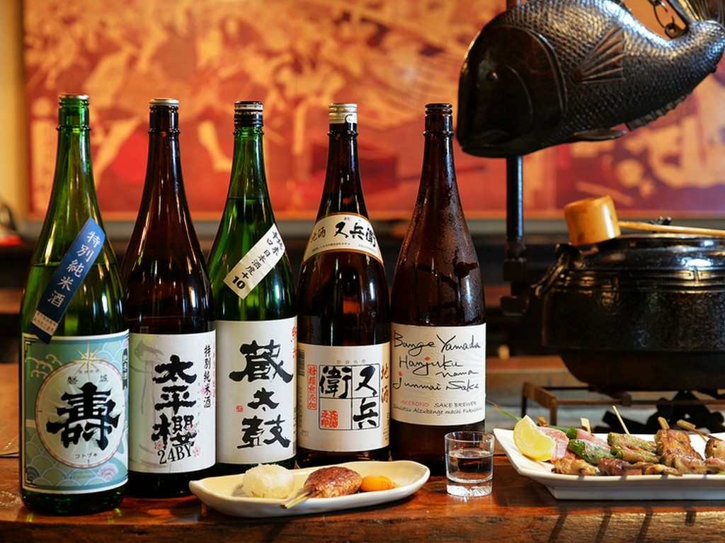 地酒ファンも大満足の品揃え。福島県の美酒を満喫できます