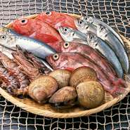 旬の脂ののった魚を厳選して仕入れております