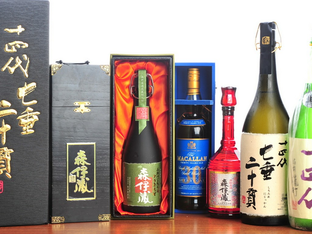 大将自ら選び、仕入れているおすすめ焼酎