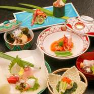 まごころのおもてなし。旬の食材に彩られた伝統と今様の日本料理