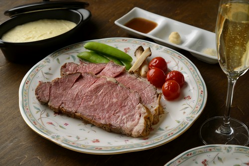 イブニングハイティー　ローストビーフ