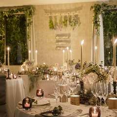 挙式スペースやブライズルームなどブライダルに必要な施設も完備