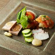 一皿の中で「旬」を楽しむことができる『前菜』