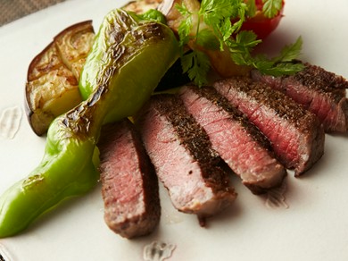 厳選した国産牛をお好みの焼き加減でどうぞ『牛フィレステーキ』