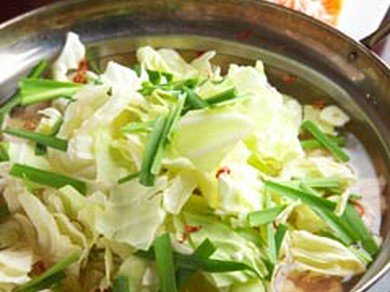 イチオシメニュー 博多もつ鍋！