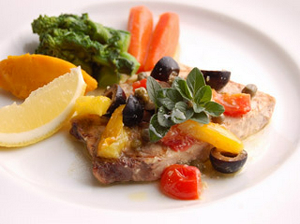 シチリア風カジキマグロのグリル