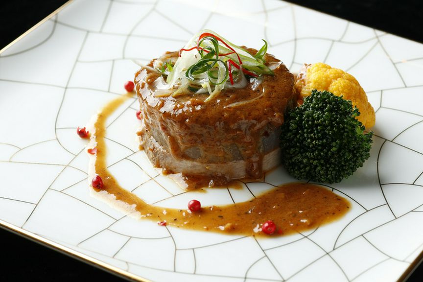 牛タンの蜂蜜胡椒ソース