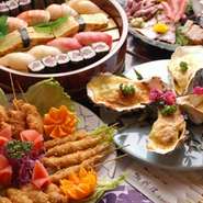 無料送迎いたします。
飲んで、食べて、6000円プラン、
