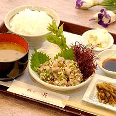 あじのたたき定食