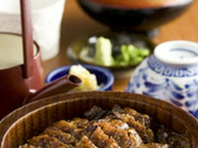 名古屋名物うなぎ櫃まぶし。