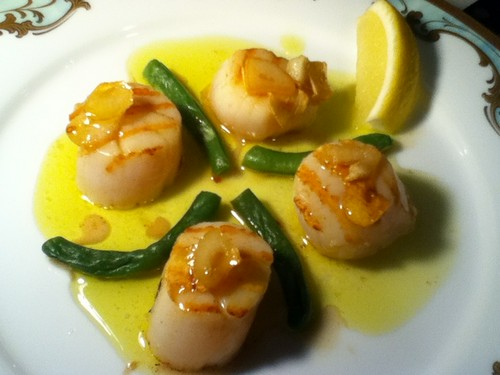 帆立貝のグリル　スペイン風