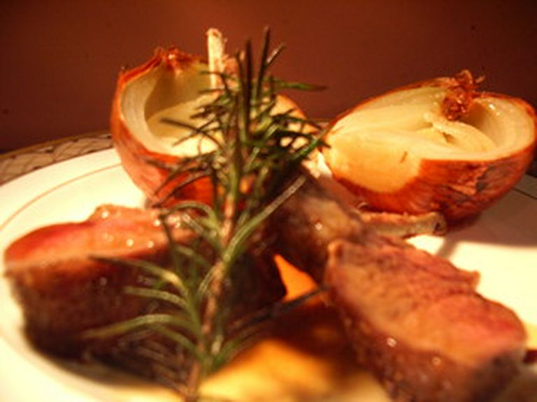 仔羊のローストローズマリー風味