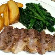 スペインの最高級豚、イベリコ豚の最高ランク「ベジョータ」のグリル