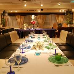 完全貸切で大皿、ビュッフェ、着席立食も思いのまま！