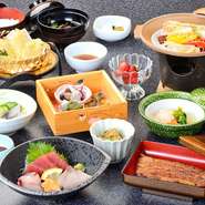 毎月変わる姫沙羅会席コース