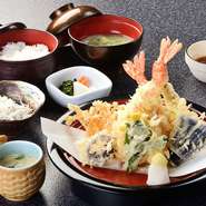 天ぷら定食