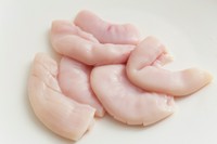 豚の子宮です。あっさり味で歯切れがいい。