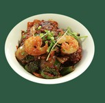 エビと野菜をスパイスで